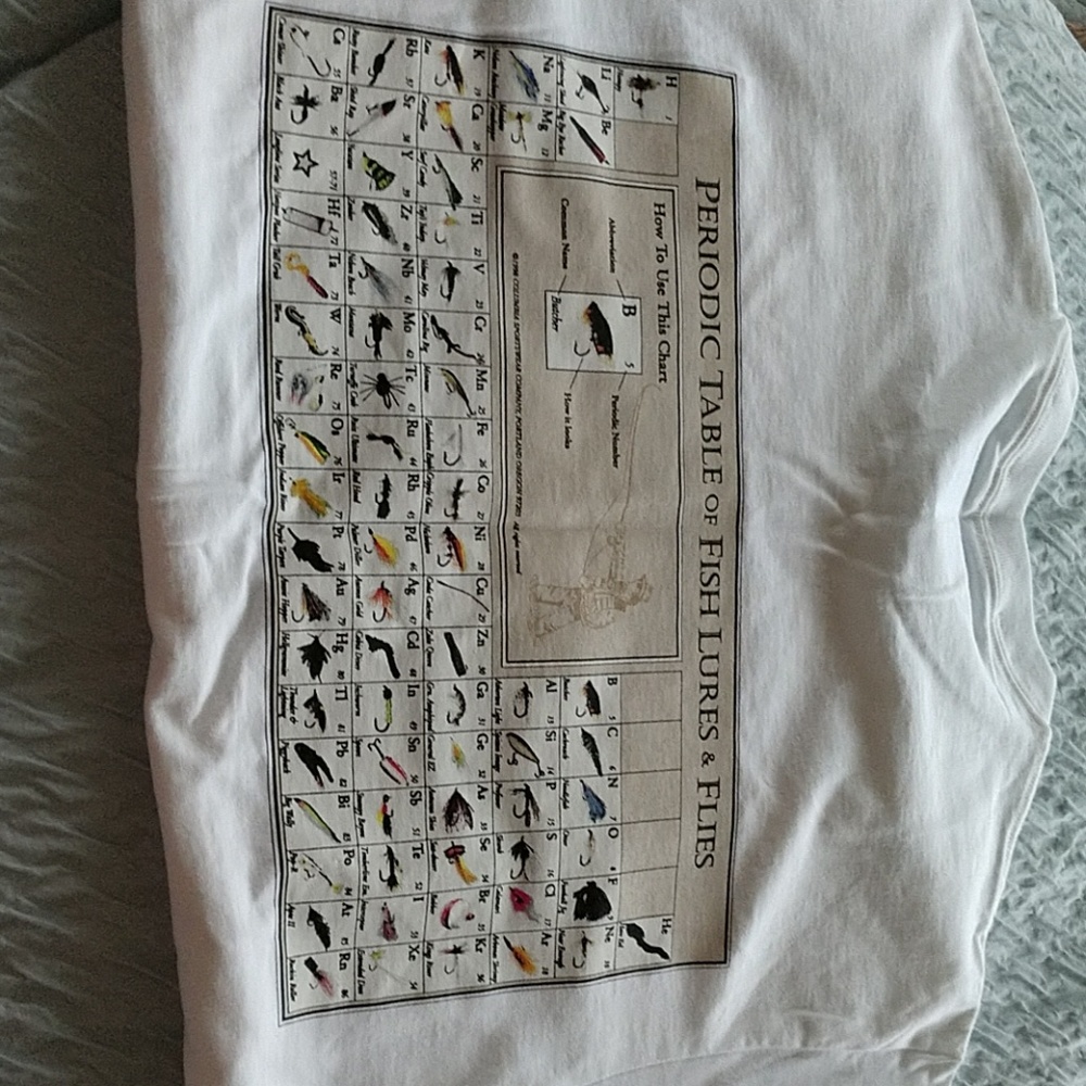 Mens Columbia fishing t-shirt